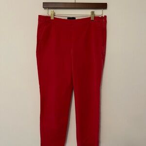 Red Cropped Pants